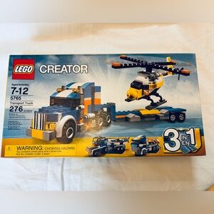NEW UNOPENED Creator 3-in-1 Blue, Yellow, and Black Set Transport Truck 5765